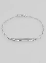 Armband Taufe Kind Silber - 15cm