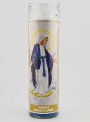 Kerze im Glas - Wundertätige Madonna