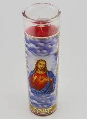 Kerze im Glas - Heiligstes Herz Jesu