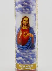 Kerze im Glas - Heiligstes Herz Jesu