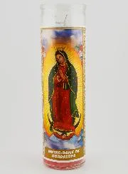 Kerze im Glas - Madonna von Guadalupe