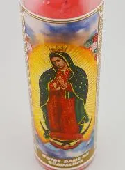 Kerze im Glas - Madonna von Guadalupe
