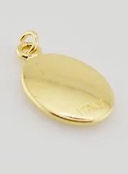 Anhänger des Heiligen Pater Pio Goldfarben - 25mm