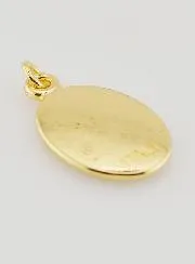 Goldfarbener Anhänger des Heiligen Charbel - 25mm