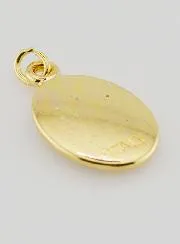 Anhänger Gottesmutter von Fatima Goldfarben - 25mm