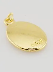 Anhänger Madonna von Salette Goldfarben - 25mm