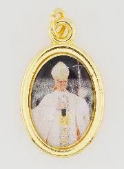 Anhänger Papst Leo XIV. Goldfarben - 25mm