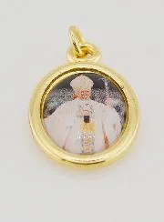 Anhänger Papst Leo XIV. Goldfarben - 25mm