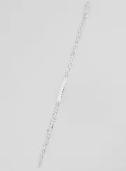 Herrenarmband Silber - 4mm Gliederung