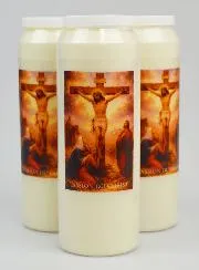 Set 3 Novenen-Kerzen Passion Jesu Christi