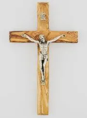 Kruzifix aus Olivenholz - 18cm