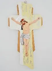 Holzkreuz zum Aufhängen - 30cm