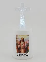 Led-Kirchenkerze Heiliges Herz Jesu