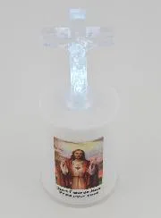 Led-Kirchenkerze Heiliges Herz Jesu