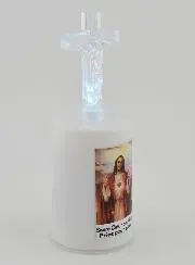 Led-Kirchenkerze Heiliges Herz Jesu