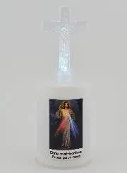 Led Kirchenkerze Barmherziger Jesus