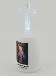 Led Kirchenkerze Barmherziger Jesus