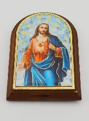 Ikone zum Aufstellen des Heiligsten Herzens Jesu - 10cm
