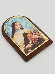 Ikone zum Aufstellen Heilige Rita - 10cm
