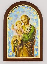 Ikone zum Aufstellen Heiliger Joseph - 10cm