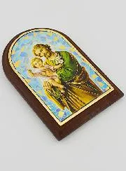 Ikone zum Aufstellen Heiliger Joseph - 10cm