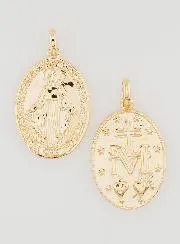 Wundertätige Medaille Vergoldet - 21mm