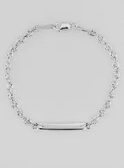 Tauf Armband aus Rhodiniertem Silber - 18cm