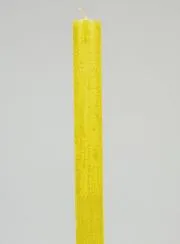 Durchgefärbte Gebetskerze - Gelb