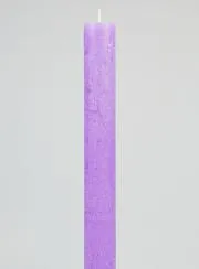 Durchgefärbte Kerze 27cm - Lila