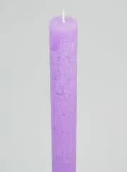 Durchgefärbte Kerze 27cm - Lila