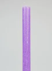 Durchgefärbte Gebetskerze - Lila Violett