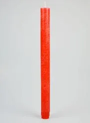 Durchgefärbte Kerze 27cm - Rosa Rot