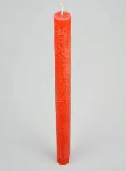 Durchgefärbte Kerze 27cm - Rosa Rot