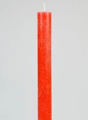 Durchgefärbte Kerze 27cm - Rosa Rot