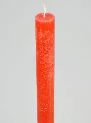 Durchgefärbte Kerze 27cm - Rosa Rot
