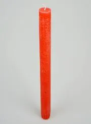 Durchgefärbte Gebetskerze - Rosa Rot