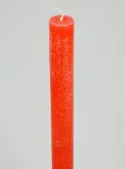 Durchgefärbte Gebetskerze - Rosa Rot