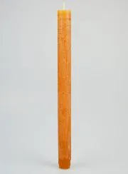Durchgefärbte Kerze 27cm - Kastanie Braun