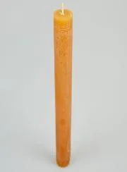 Durchgefärbte Kerze 27cm - Kastanie Braun