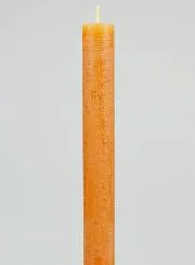 Durchgefärbte Kerze 27cm - Kastanie Braun