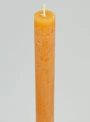 Durchgefärbte Kerze 27cm - Kastanie Braun