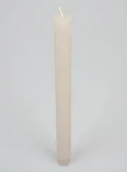 Durchgefärbte Gebetskerze - Sand Grau