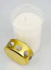 Grabkerze Weiß - 48 Stunden