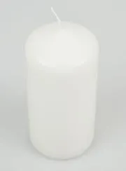 Deko-Kerze 12cm - Pur Weiß