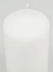 Deko-Kerze Weiß - 13cm