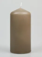 Deko-Kerze 12cm - Taupe