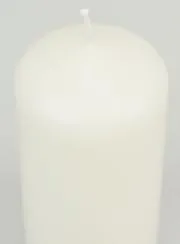 Deko-Kerze 12cm - Milch Weiß