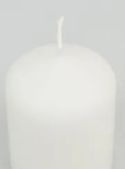 Deko-Kerze 8cm - Pur Weiß
