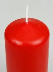 Deko Kerze 12cm - Rot