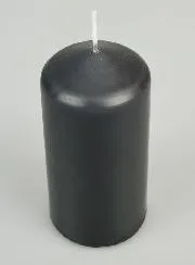 Deko-Kerze 12cm - Anthrazit